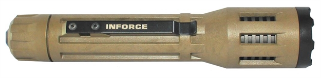Picture of Inforce 9Vx-F-W 9Vx White 60/500 Lumens Cr123a Lithium (3) Tan