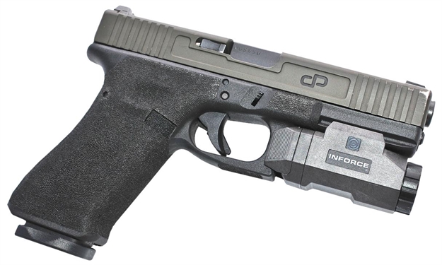 Picture of Inforce Apl-B-W Auto Pistol Light Carbon Black 200 Lumens Cr123a Lithium (1) Black