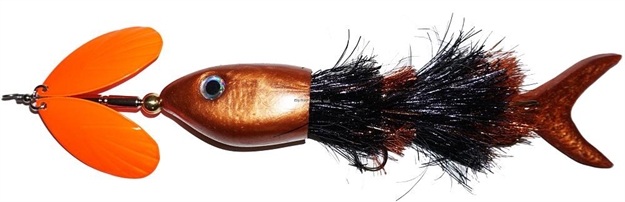 Picture of Inhaler Airheadtwin Blade, Musky Bait, Firefly Black-Copper/Orange-Orange