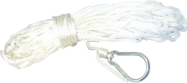 Picture of Invincible Marine Anchor Line 3/8"X50' Solid Braid Nylon W/Hook