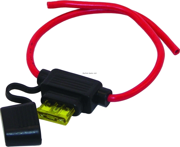 Picture of Invincible Marine Fuse Holder In-Line Waterproof For Atc W/20 Amp Fuses