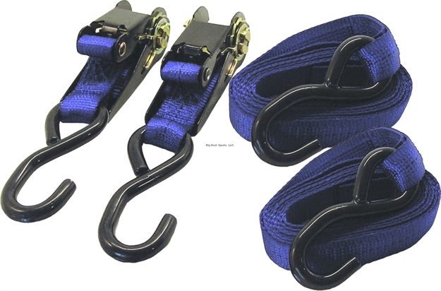Picture of Invincible Marine Ratchet Tie Down Straps 1"X6' PR