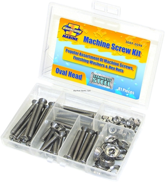 Picture of Invincible Marine Screw Kit Stainless Machine Screw Kit 81Pc