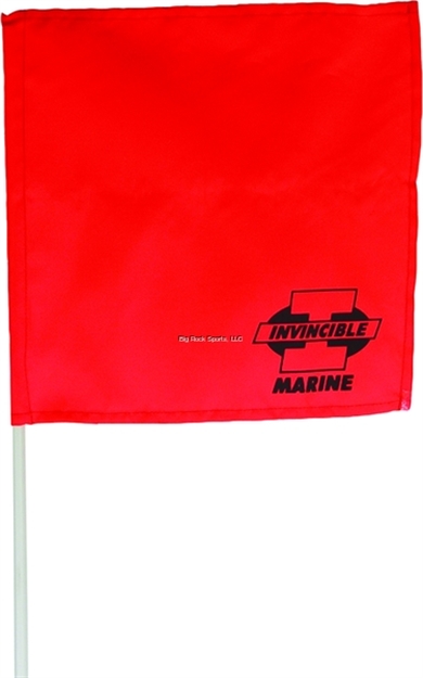 Picture of Invincible Marine Skier Down Flag Stick Orange