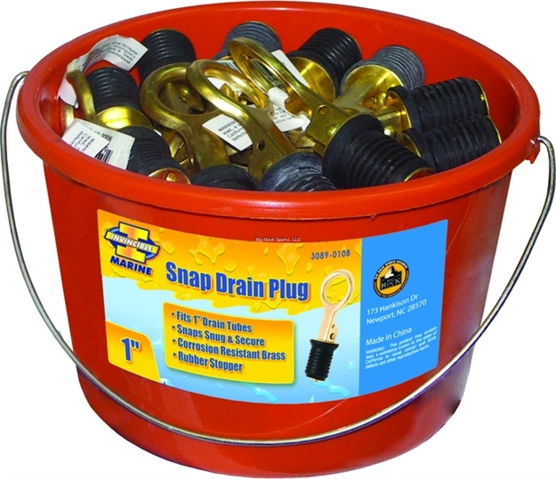 Picture of Invincible Marine Snap Drain Plug Box Qty 48
