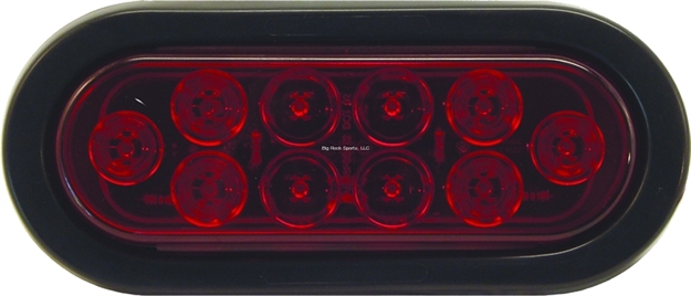 Picture of Invincible Marine Trailer Light Led Oval Recessed Mount Grommet