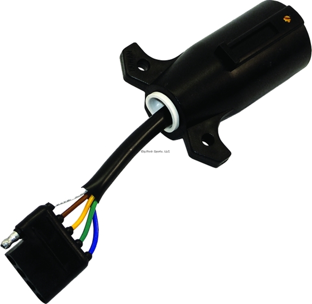 Picture of Invincible Marine Trailer Wire Adapter 7-Round TO 5 Flat Short Lead