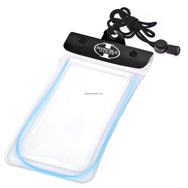 Picture of Invincible Marine Waterproof Cell Phone Pouch Clear With Lanyard 9 1/4 X 45/8