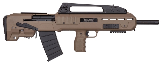Picture of I.O. Kral0002fde XB Bullpup  
Semi-Automatic 12 Gauge 18.5" 3" 5+1 Polymer Bullpup Flat Dark Earth Stk Black