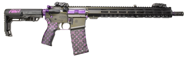 Picture of I.O. M215 Femme Fatale 5.56 Nato 16" 30+1 Black W/Purple