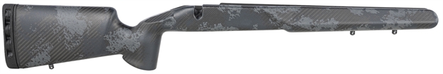 Picture of  Iota Outdoors 13C1211100153081211 Eko  Matte Large Pattern Midnight Gray W/Clear Coat Carbon Fiber Fixed W/Tikka Factory Sporter Barrel Contouring Fits Tikka T3 Right Hand 850029958284