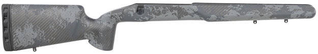 Picture of  Iota Outdoors 14C1211102113111211 Eko  Matte Large Pattern Midnight Gray With Clear Coat Carbon Fiber Fixed With Varmint Barrel Contouring For Remington 700 Long Action Right Hand 850029958338