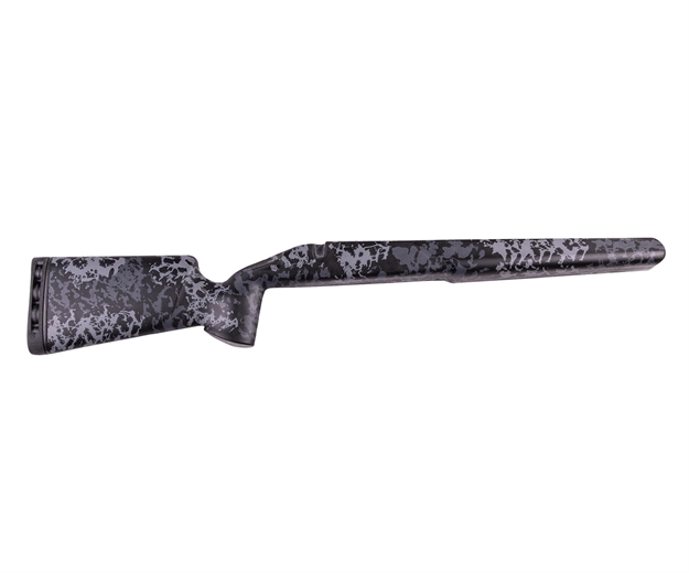 Picture of  Iota Outdoors 941211100153081211 Kremlin  Textured Large Pattern Matte Midnight Gray Carbon Fiber Fixed With Tikka Factory Sporter Barrel Contouring For Tikka T3 Right Hand 850029958185