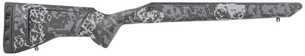 Picture of  Iota Outdoors 961211102113211101 Krux  Large Pattern Midnight Gray Fiberglass Fixed With M24 Barrel Contouring For Remington 700 Long Action Right Hand 850029958581