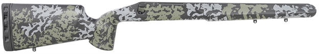 Picture of Iota Outdoors 971311101113211211 Kremlin  Matte Large Pattern Black Olive With Clear Coat Carbon Fiber Fixed With Varmint Barrel Contouring For Remington 700 Short Action Right Hand