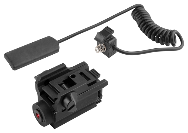 Picture of  Iprotec 6081 Rmlsr Rail-Mount Firearm Laser  Black Red Laser
