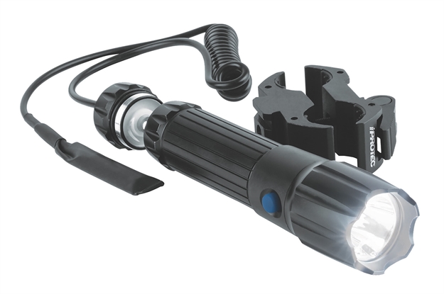 Picture of  Iprotec 6105 Lg110lr Shotgun Light/Laser Combo  Black Anodized Red Laser 110 Lumens White Light 645397012122