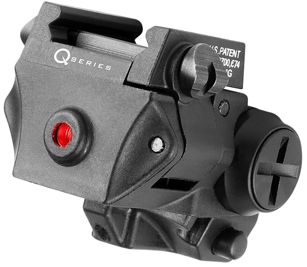 Picture of  Iprotec 6116 Sc-R Laser Q-Series Black/Red Laser 5.0 MW Output 635Nm Wavelength, Compact/Subcompact Pistols, Accessory Rail Mount