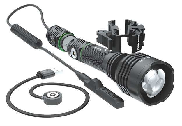 Picture of  Iprotec 6689 O2 Beam Rc-Green  Black Anodized 40/400 Lumens