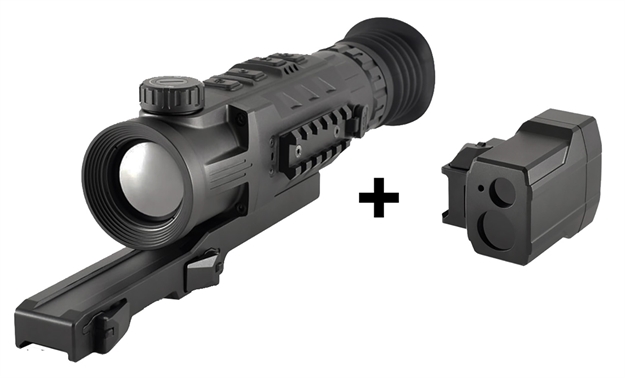 Picture of Iray Usa Irayrh35lrf Rico Mk1 W/Ilr 1000 Combo Thermal Scope Black 2X 35Mm Black/White/Red/Green 2 Dynamic/5 Static Reticle 2X 640X512, 50 HZ Resolution 35Mm Zoom Digital 4X
