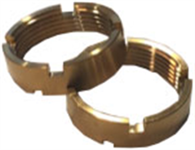 Picture of Iron City Rifle Works City Ar15/Ar9 Castle Nut C4v Coated Titanium