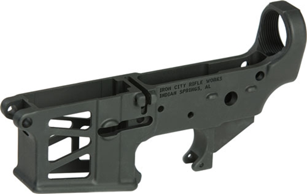 Picture of Iron City Rifle Works City Ar15 Lower Receiver Skeletonized Black