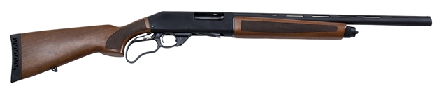 Picture of Italian Firearms Group (Ifg) Ldtx8011221 TX 801  Lever 12 Gauge 21.50" 4+1 Blued Wood Checkered Stock Right Hand