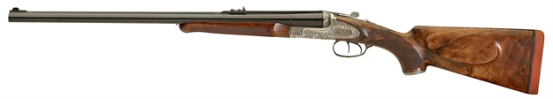 Picture of Sabatti Sbclb5e470edl Big Five Classic Edl 470 Nitro Express Caliber With 2Rd Capacity, 24" Blued Barrel, Silver Engraved Metal Finish & Oiled Walnut Stock Right Hand (Full Size) SB-CLB5E470EDL