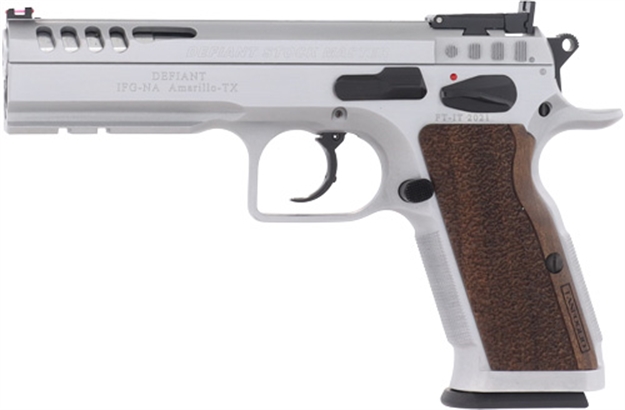 Picture of Italian Firearms Group Stock Master 9Mm 4.75" 17Rnd Bull Bbl Chrome< TF-STOCKM-9
