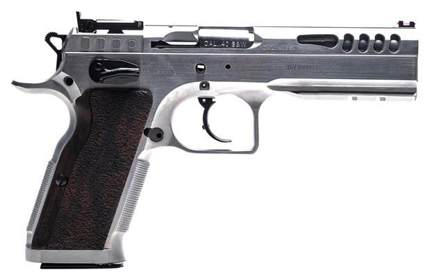 Picture of Italian Firearms Group Tf-Stockm-40Sf Stock Master  40 S&W 4.75" 17+1 Hard Chrome Black Polymer Grip