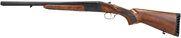 Picture of Iver Johnson Arms Ij800-20 Ij800  12 Gauge Break Open 3" 2 Shot 20" Black Side BY Side Barrel, Black Steel Receiver, Fixed Walnut Wood Stock, Ambidextrous IJ8001220 610406807617