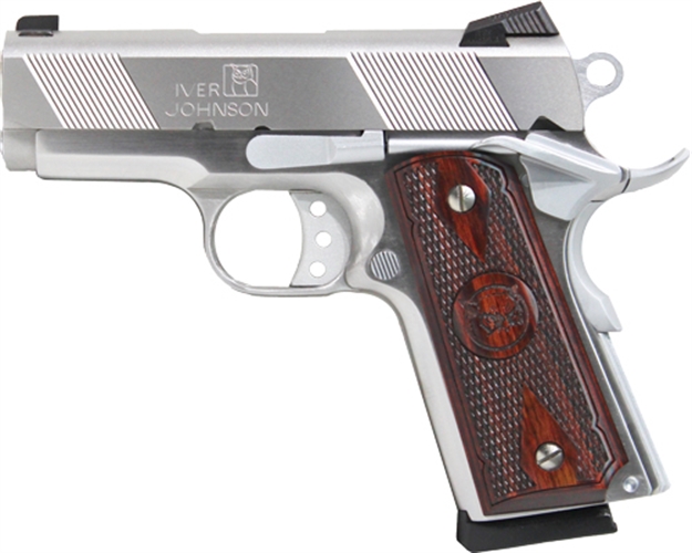 Picture of Iver Johnson Arms Johnson 1911 Thrasher SS .45Acp 3.12" FS 7Rd Stainless