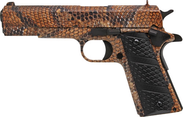 Picture of Iver Johnson Arms 1911A1 1911 A1 Rattlesnake Government Size 45 Acp 8+1 5" 1911A1 RATTLESNAKE