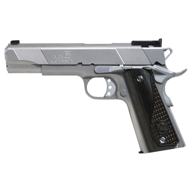 Picture of Iver Johnson Arms Johnson 1911A1 Eagle 10Mm 5" Adj 8Rd Stainless Wood