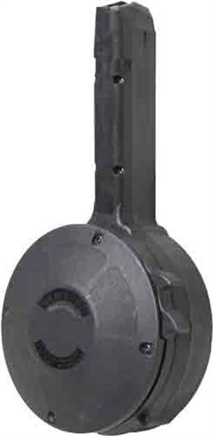 Picture of Iver Johnson Johnson Magazine Polymer Fits Glock 9Mm 50Rd Drum Blk MAGGLOCK950