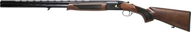 Picture of  Iver Johnson Arms Ij60020 Ij600  20 Gauge Break Open 3" 2Rd 28" Over/Under Vent Rib Barrel, Matte Black Chromed W/Engraving Steel Receiver, Fixed Walnut Checkered Wood Stock & Forend