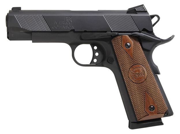 Picture of Iver Johnson Johnson 1911A1 Hawk 45Acp 4.25" FS 8Rd Matte GIJ08