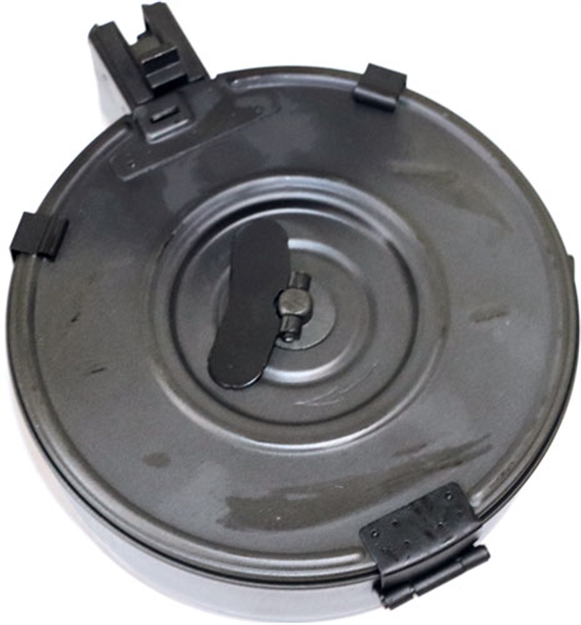 Picture of Iver Johnson Johnson Magazine Ak47 75Rd Black Metal MAGAK4775