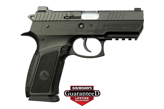 Picture of  Iwi US J941psl9ii Jericho 941 Enhanced 9Mm Luger Caliber With 3.80" Barrel, 16+1 Capacity, Overall Black Finish, Picatinny Rail Frame, Serrated Steel Slide & Polymer Grip