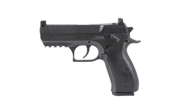 Picture of  Iwi US J941fs9orp Jericho 941 Mid-Size Frame 9Mm Luger 16+1 3.80" Black Chrome Lined Steel Barrel, Black Serrated Steel Slide & Frame W/Beavertail & Picatinny Rail, Black Textured Grips