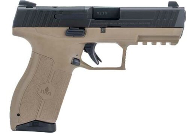 Picture of Iwi Masada 9Mm 4.6" Threaded Bbl 3-Dot Orp 2-10Rd Mag Fde M9ORP10TFD