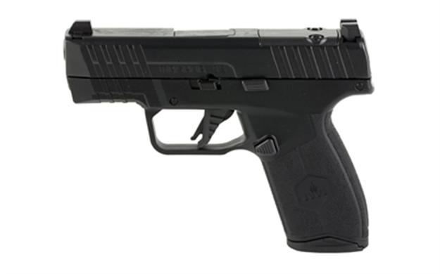 Picture of  Iwi US M9slim13e Masada Slim Elite 9Mm Luger 13+1 3.10" Button-Rifled Barrel, Optic Ready/Serrated Slide, Black Polymer Frame W/Picatinny Rail, Black Textured Grip, Ambidextrous
