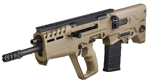 Picture of  Iwi US T7f2010 Tavor 7 7.62X51mm Nato Caliber With 20" Barrel, 10+1 Capacity, Flat Dark Earth Metal Finish, Flat Dark Earth Fixed Bullpup Stock & Polymer Grip Ambidextrous Hand