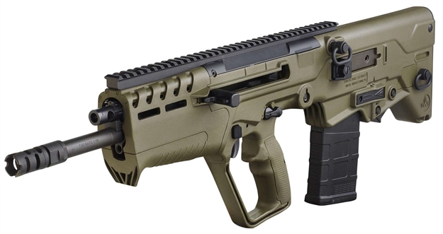 Picture of  Iwi US T7g2010 Tavor 7 7.62X51mm Nato Caliber With 20" Barrel, 10+1 Capacity, OD Green Metal Finish, OD Green Fixed Bullpup Stock & Polymer Grip Ambidextrous Hand 818004022610
