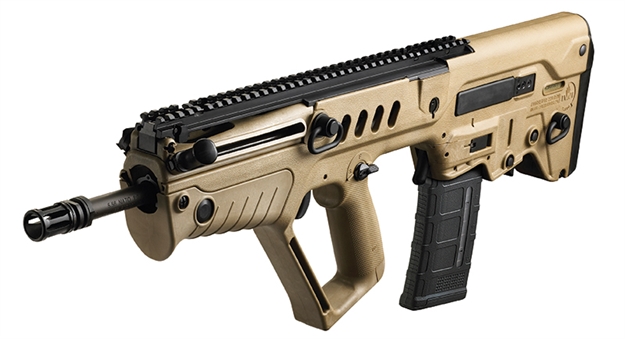 Picture of  Iwi US Xfd1610 Tavor X95 5.56X45mm Nato Caliber With 16.50" Barrel, 10+1 Capacity, Flat Dark Earth Metal Finish, Flat Dark Earth Fixed Bullpup Stock & Polymer Grip Right Hand 856183006069