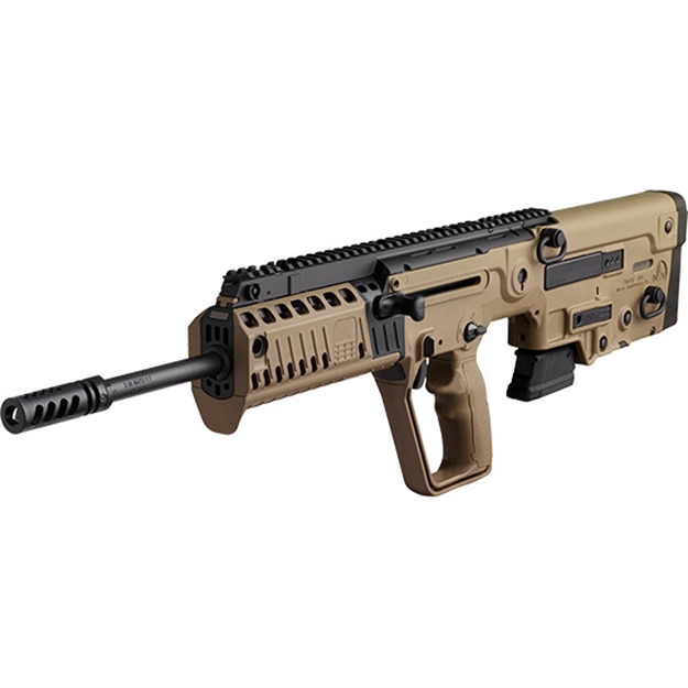 Picture of Iwi US Xfd18a Tavor X95 *Ca Compliant 5.56X45mm Nato Caliber With 18.50" Barrel, 10+1 Capacity, Flat Dark Earth Metal Finish, Flat Dark Earth Fixed Bullpup Stock & Polymer Grip Right Hand XFD18CA