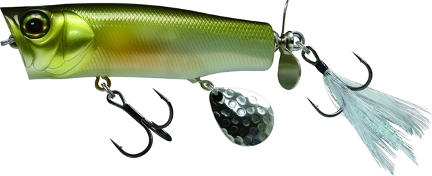 Picture of Jackall Lures Binksy Topwater Popper, 2 3/4", 1/2 Oz, Ghost Ayu, Floating