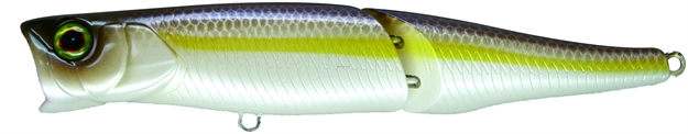 Picture of Jackall Lures Boil Trigger Topwater Popper, 4", 3/8 Oz, Chartreuse Shad, Floating