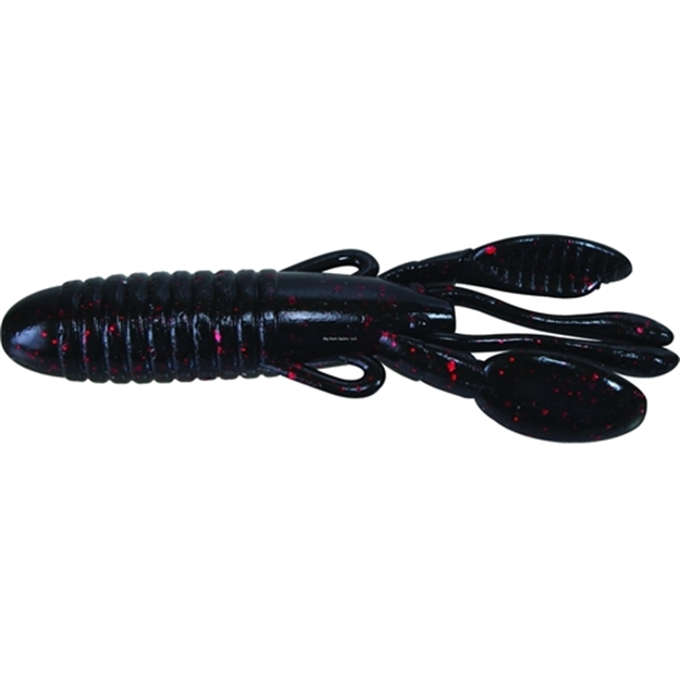 Picture of Jackall Lures Cover Craw, 3", Black Red Flake