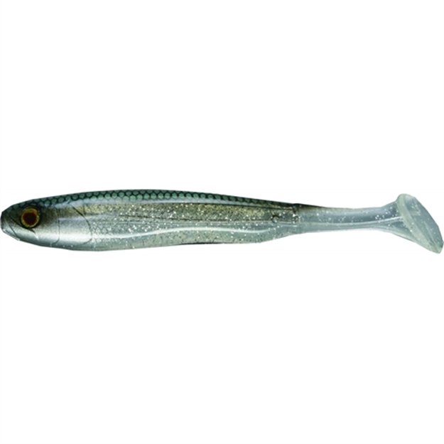 Picture of Jackall Lures Glossy Shad Swimbait, 3.8", Silver Shad